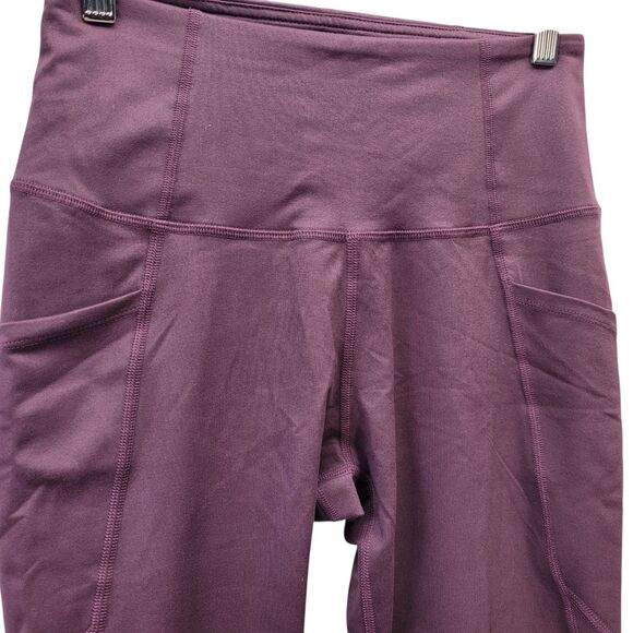 Core 10 Women All Day Comfort High-Waist Side-Pocket Yoga Legging Purple Small - Picture 4 of 13